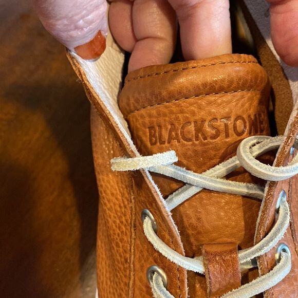 Blackstone Mid Top Sneaker in Ember Leather Size 11 - Picture 7 of 12